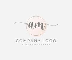 initiale suis le logo féminin. utilisable pour les logos nature, salon, spa, cosmétique et beauté. élément de modèle de conception de logo vectoriel plat.