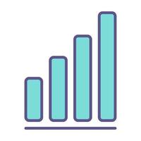 icône de croissance, adaptée à un large éventail de projets créatifs numériques. vecteur