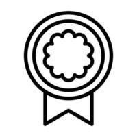 icône de badge dans un style plat branché isolé sur fond gris. symbole de récompense pour la conception, le logo, l'application, l'interface utilisateur de votre site Web vecteur