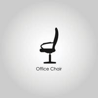 chaise, intérieur, logo, vecteur