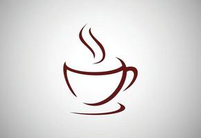 création de logo de thé frais, concept de design vectoriel