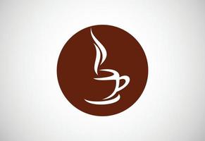création de logo de thé frais, concept de design vectoriel