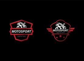 modèle de conception de logo de sport automobile vecteur