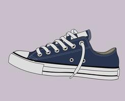 la sneaker la plus célèbre pour les adolescents et tous les âges vecteur