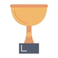 icône de récompense, adaptée à un large éventail de projets créatifs numériques. vecteur