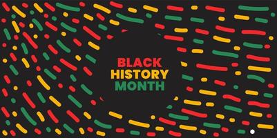 fond du mois de l'histoire des noirs. fond du mois de l'histoire des noirs 2023. histoire afro-américaine ou mois de l'histoire des noirs. célébrée chaque année en février aux états-unis et au canada. vecteur