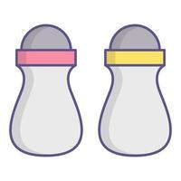 icône de pot de sel, adaptée à un large éventail de projets créatifs numériques. vecteur