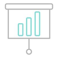 icône de présentation d'entreprise, adaptée à un large éventail de projets créatifs numériques. vecteur