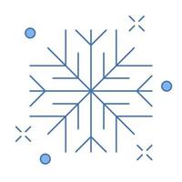 icône de neige, adaptée à un large éventail de projets créatifs numériques. vecteur