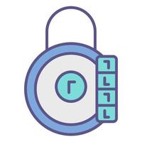 icône de mot de passe, adaptée à un large éventail de projets créatifs numériques. vecteur