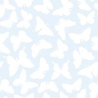 arrière-plan de conception de motif de répétition sans couture de papillon de vecteur. silhouette de papillon aléatoire, motif pastel clair pour emballer des serviettes. vecteur