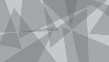 fond géométrique abstrait avec des triangles. fond blanc et gris. concept de conception d'espace. matériau transparent blanc texturé en formes de triangle dans une mise en page Web décorative aléatoire ou une affiche, bannière. vecteur