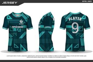 maillot design sublimation t shirt premium motif géométrique incroyable vecteur collection pour football football courses cyclisme jeux motocross sports