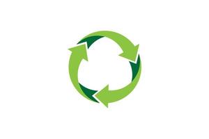 icône de recyclage signe vecteur conception