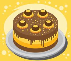 Illustration de gâteau Buckeye