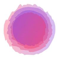 concept de gradient d'énergie et de formes vibrantes vecteur