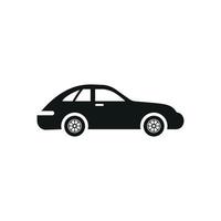 symbole de vecteur d'icône de voiture sur fond blanc.