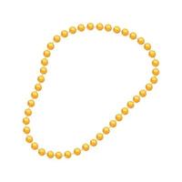 icône de collier de perles vecteur