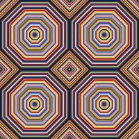 motif de polyèdres multicolores pour l'impression, la conception, la fabrication de tapis. illustration vectorielle. vecteur
