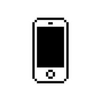 smartphone icône pixel art vecteur