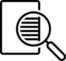 icône de ligne pour la transparence vecteur