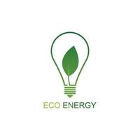 icône de vecteur de modèle de logo eco energy