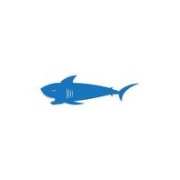 modèle de vecteur de logo de requin