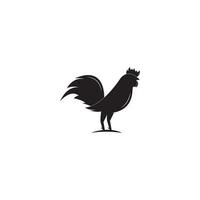 vecteur de modèle de logo de coq