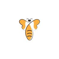 vecteur de modèle de logo d'abeille