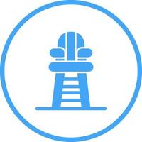 icône de vecteur de chaise de maître nageur