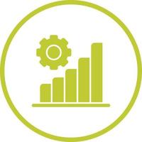 icône de vecteur de croissance