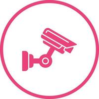 icône de vecteur de vidéosurveillance