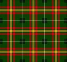 motif de noël traditionnel pour un plaid. tartan écossais, cage. carrés rouges, verts, jaunes, noirs et blancs. illustration vectorielle. vecteur