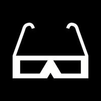 icône de vecteur de glyphe de belles lunettes