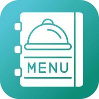 icône de vecteur de menu alimentaire