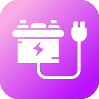 icône de vecteur de chargeur de batterie