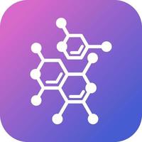 icône de vecteur de molécules