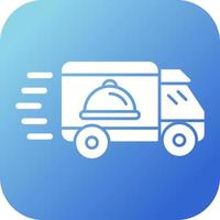 icône de vecteur de livraison de nourriture