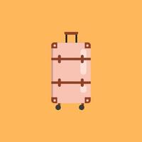 illustration plate de bagages et valise vecteur
