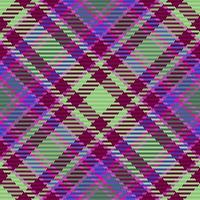 tissu textile tartan. plaid de fond sans couture. vecteur de vérification du motif de texture.