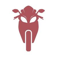 création d'icône logo moto vecteur