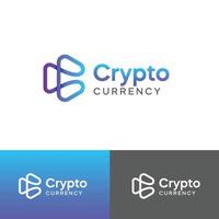 modèle cc de conception de logo crypto vecteur