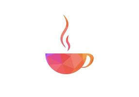 concept de logo de café pour restaurant, café, royauté, boutique, héraldique