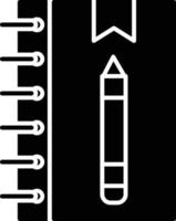 icône de vecteur de cahier