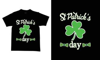 Modèles de conception de t-shirts pour la Saint-Patrick, nouveaux designs modernes. vecteur