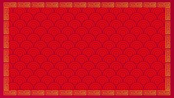 vecteur rouge motif chinois vecteur de fond oriental