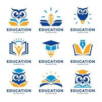 modèle de logo d'éducation vecteur