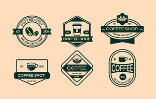 ensemble de logos de café vintage vecteur