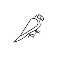 icône du logo vectoriel de l'éducation des oiseaux.