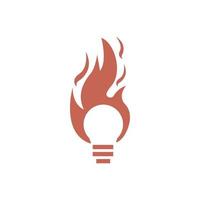 icône du logo idée brillante vecteur
